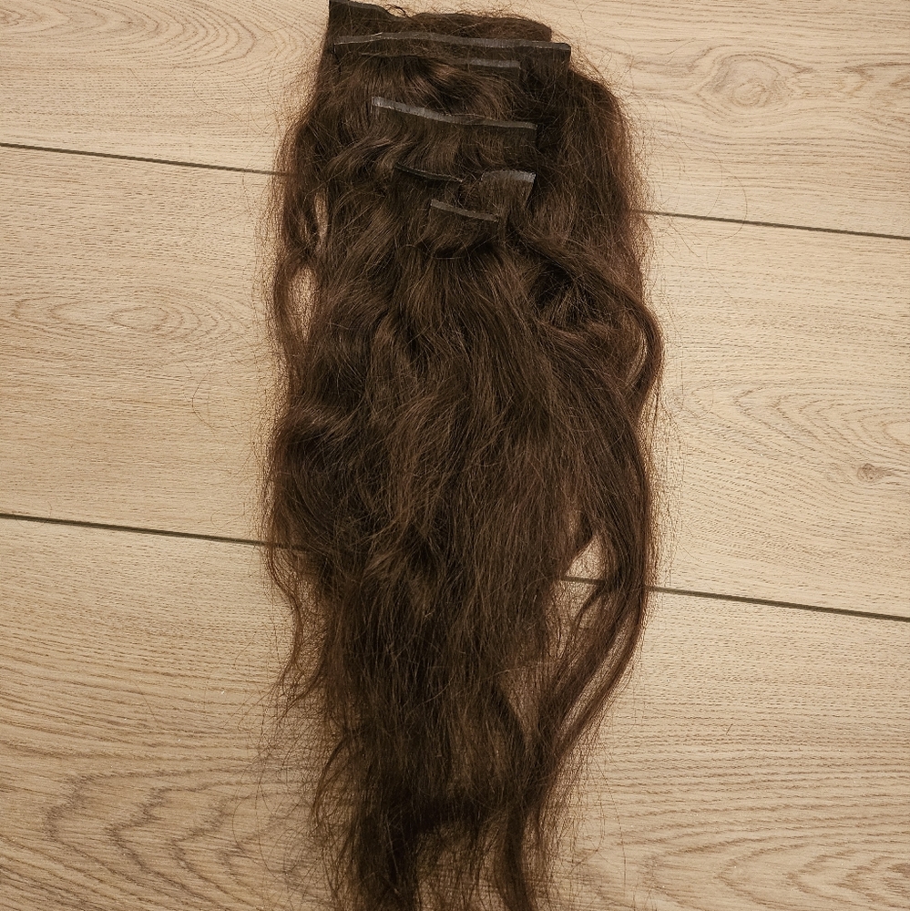 Human hair extensions